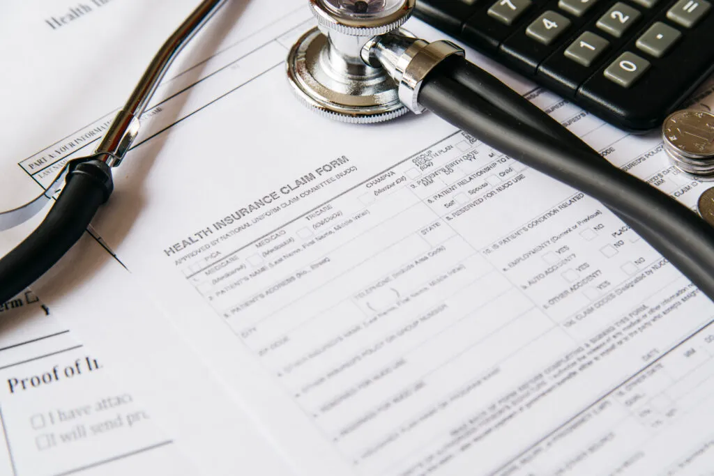 Health insurance with chiropractic coverage for personal injury